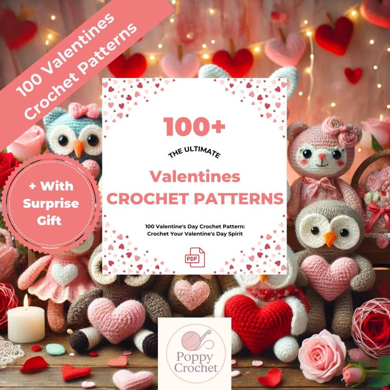 100 Digital Crochet Patterns, Amigurumi Crochet Patterns, Crochet Projects, DIY Crochet Patterns, Downloadable Crochet Designs